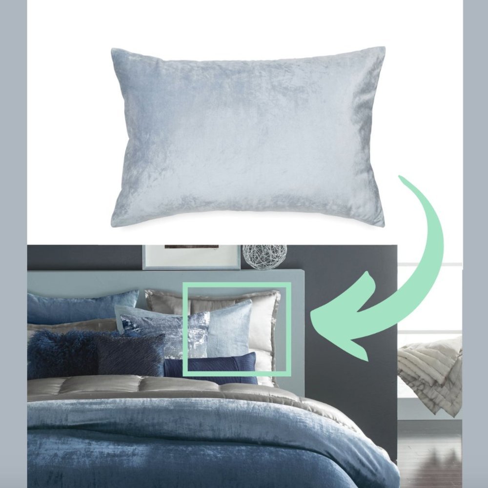 NIB $165 Donna Karan Alloy Collection‎ [ 1 ] Standard Pillow Sham